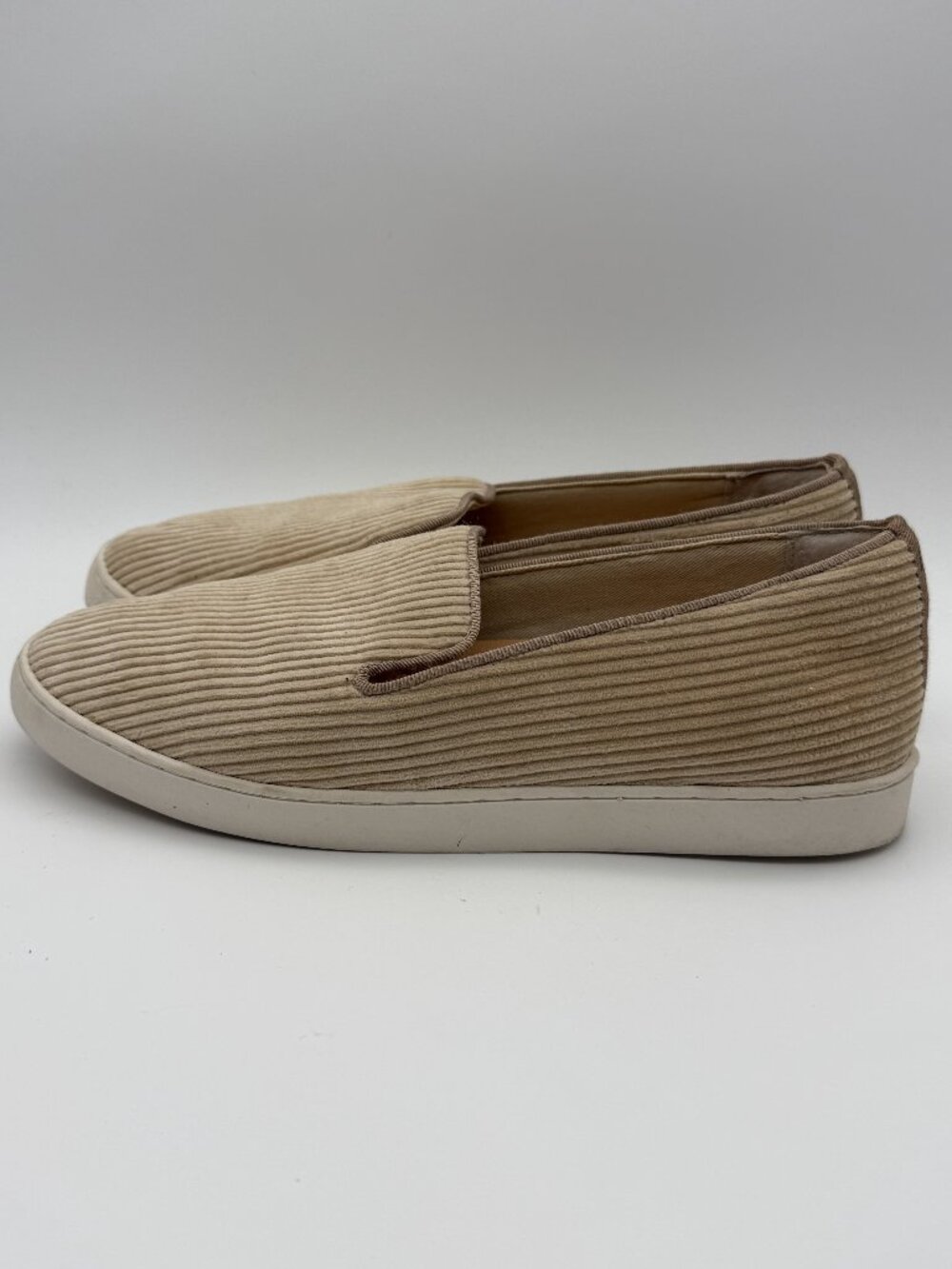 Birdies The Swift Corduroy Slip On Sneakers Tan Beige Size 8